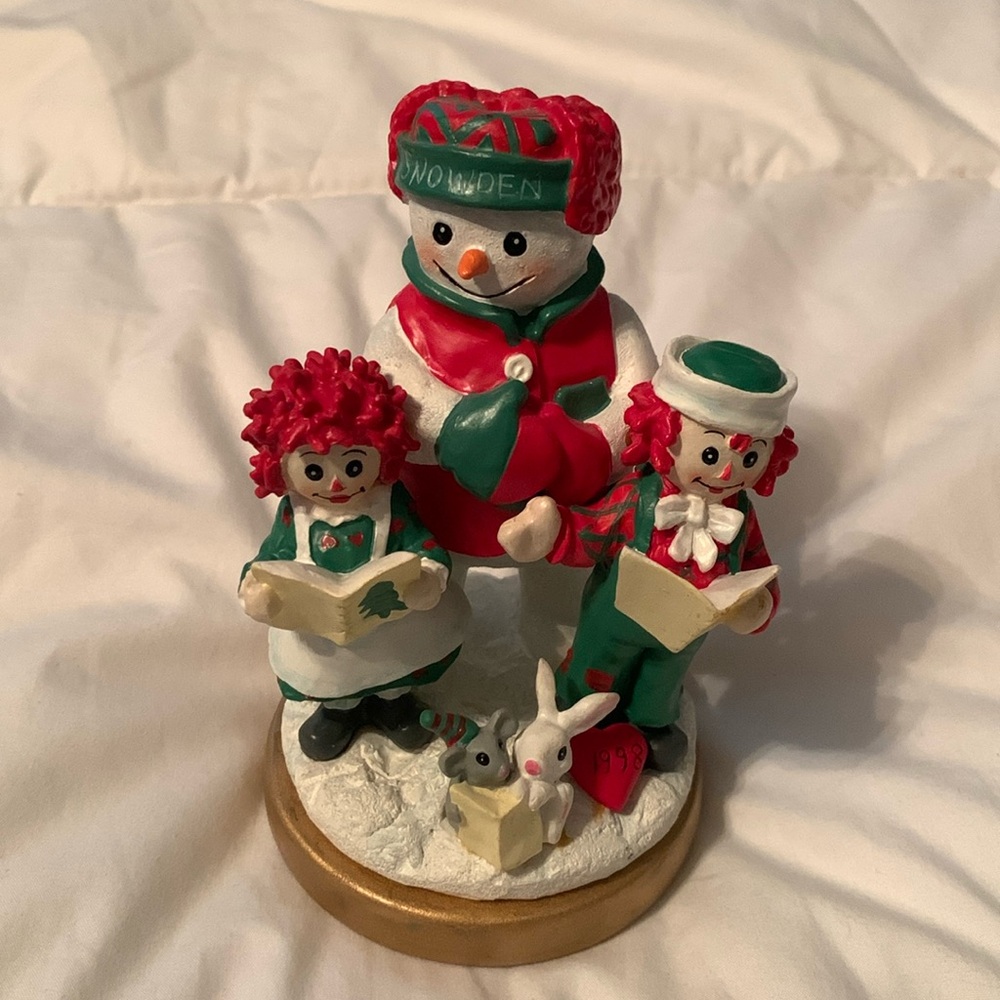 Raggedy Ann & Andy Cookie Press & Decor, Snowden & Friends, Christmas Whimsy